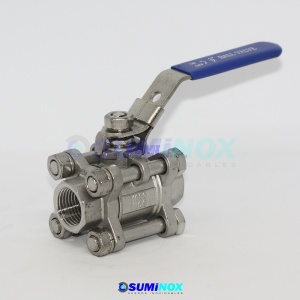 316 Valvula Bola 3 Cuerpos 1000 Wog 3/4