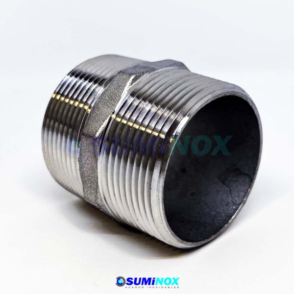 316 Niple Hexagonal 150 Lbs NPT